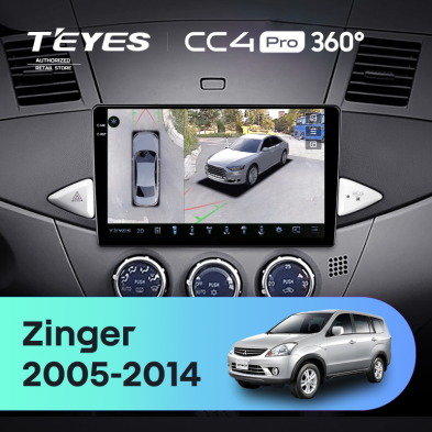 Штатная магнитола Teyes CC4 Pro 360 12/256 Mitsubishi Zinger (2005-2014)