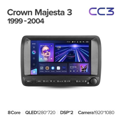 Штатная магнитола Teyes CC3 4/32 Toyota Crown Majesta 3 S170 (1999-2004)
