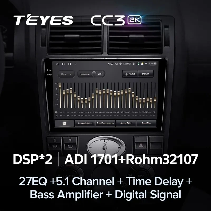 Штатная магнитола Teyes CC3 2K 4/64 Ford Mondeo 3 (2000-2007) F1