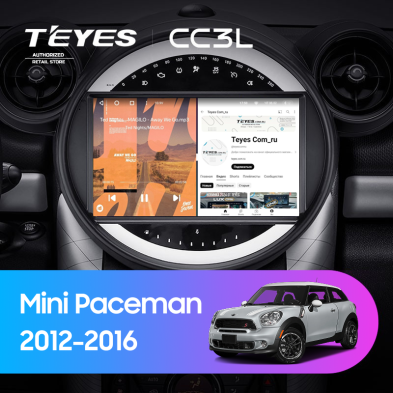 Штатная магнитола Teyes CC3L 4/64 Mini Paceman (R61) (2012-2016) F2