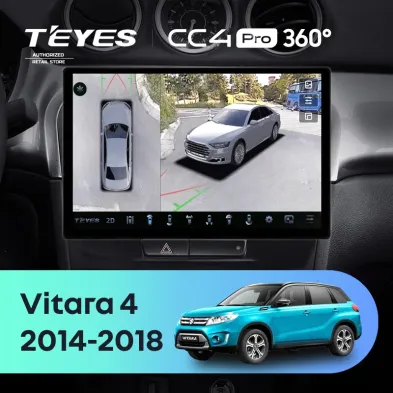 Штатная магнитола Teyes CC4 Pro 360 8/128 Suzuki Vitara 2 (2014-2018) (13")