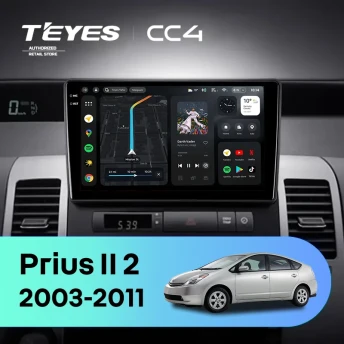 Штатная магнитола Teyes CC4 8/128 Toyota Prius XW20 II (2003-2011) F2