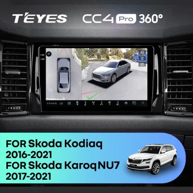 Штатная магнитола Teyes CC4 Pro 360 8/128 Skoda Kodiaq (2016-2021) F2