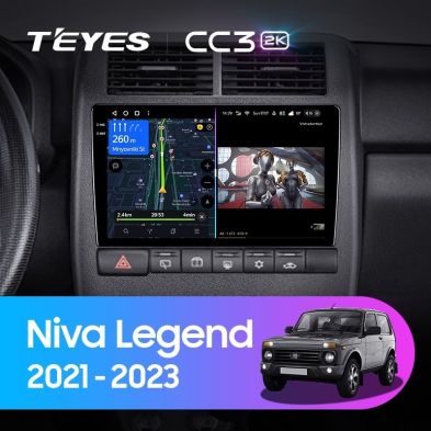 Штатная магнитола Teyes CC3 2K 4/32 Lada Niva Legend (2021-2023)