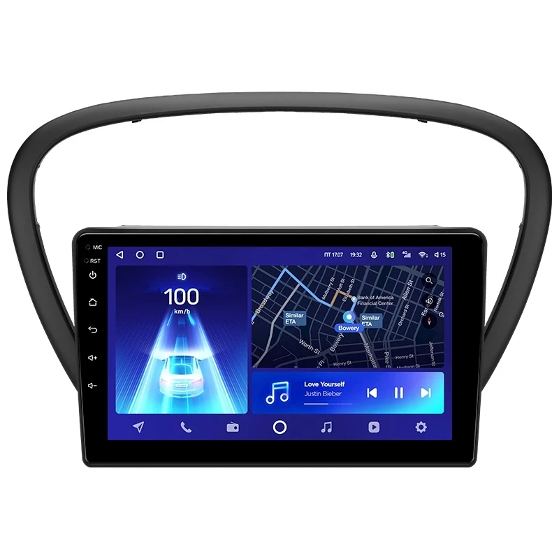 Переходная рамка Peugeot 607 (2004-2010) (9")