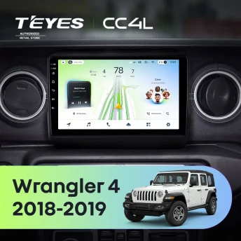 Штатная магнитола Teyes CC4L 6/64 Jeep Wrangler 4 JL (2018-2019)