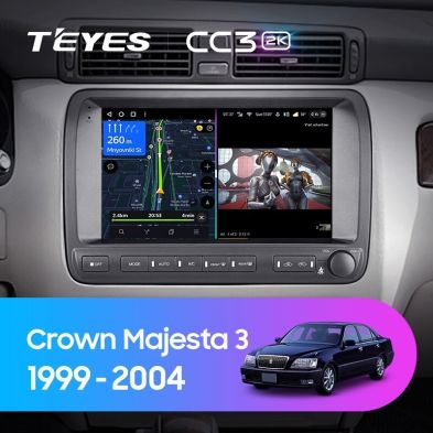 Штатная магнитола Teyes CC3 2K 360 6/128 Toyota Crown Majesta 3 S170 (1999-2004)