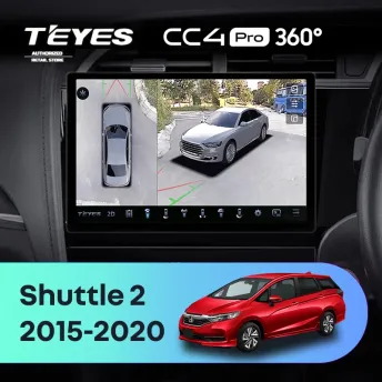 Штатная магнитола Teyes CC4 Pro 360 12/256 Honda Shuttle 2 (2015-2020) Правый руль (11")