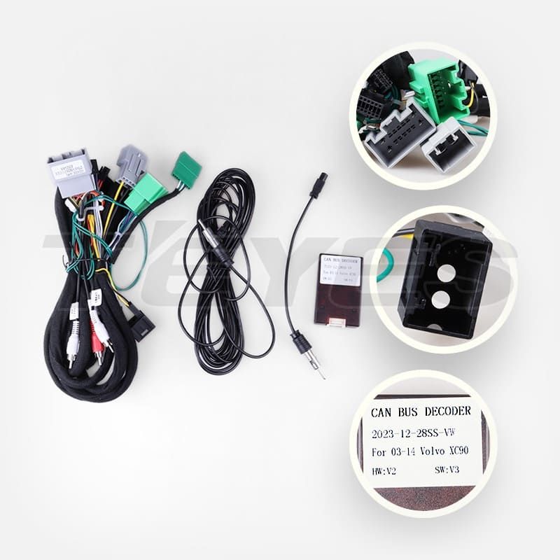 Переходная рамка Volvo XC90 (2007-2014) F2 (комплект для установки вниз) (10")