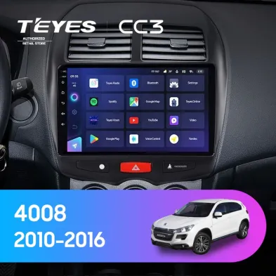 Штатная магнитола Teyes CC3 4/32 Peugeot 4008 (2010-2016) Тип-B