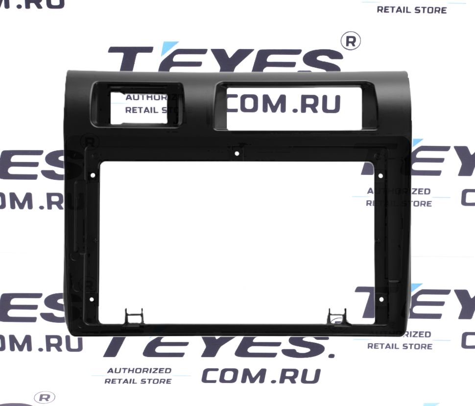 Переходная рамка Toyota Land Cruiser 70 Series LC 79 (2007-2020) чёрная (9")