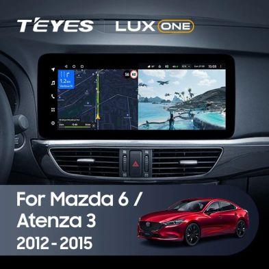 Штатная магнитола Teyes LUX ONE 360 6/128 Mazda 6 GJ (2012-2015) Тип-A