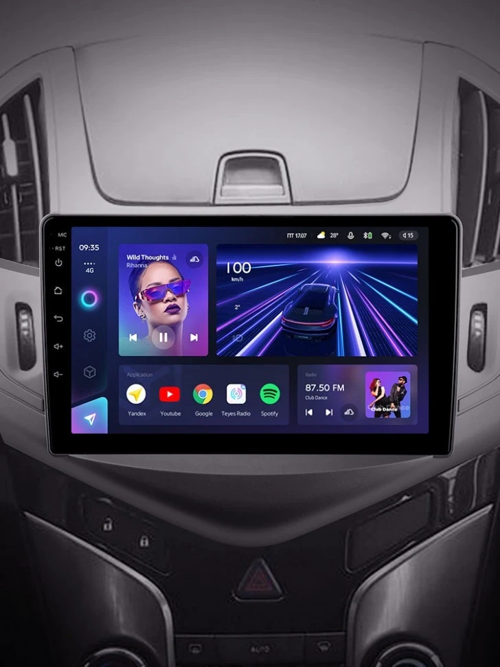 Штатная магнитола Teyes CC3 6/128 Chevrolet Cruze J300 J308 (2012-2015) F1