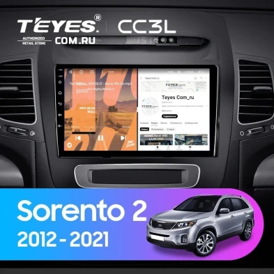 Штатная магнитола Teyes CC3L 4/32 Kia Sorento 2 II XM (2012-2021) F3