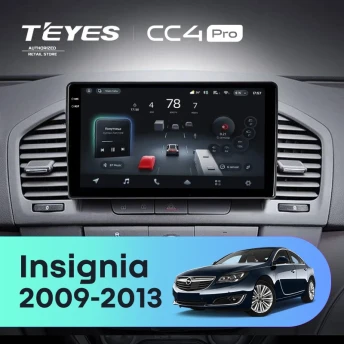 Штатная магнитола Teyes CC4 Pro 12/256 Opel Insignia (2009-2013)