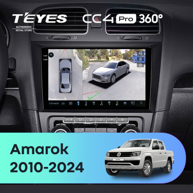 Штатная магнитола Teyes CC4 Pro 360 12/256 Volkswagen Amarok (2010-2024)