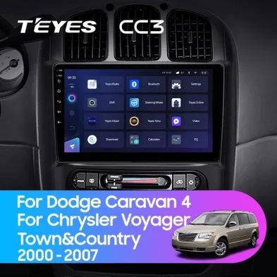 Штатная магнитола Teyes CC3 4/32 Chrysler Town &amp; Country 4 RS (2000-2007) Тип-B