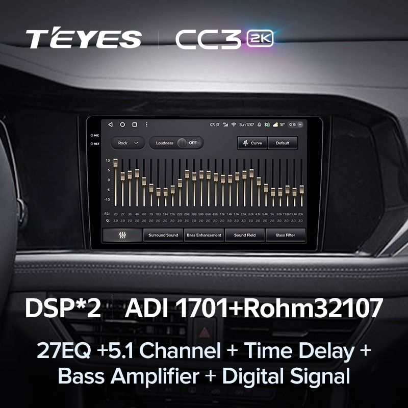 Штатная магнитола Teyes CC3 2K 4/64 Volkswagen Jetta 7 (2018-2022)