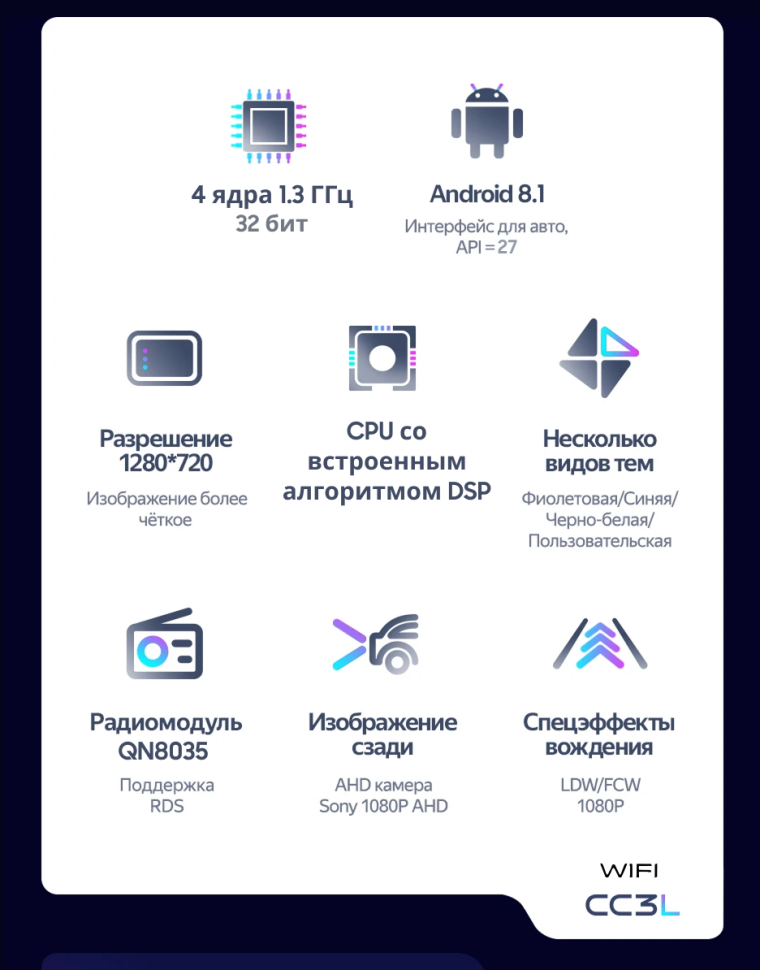 Штатная магнитола Teyes CC3L WiFi 2/32 Peugeot Traveller (2016-2024)