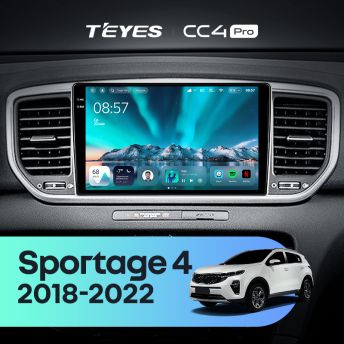 Штатная магнитола Teyes CC4 Pro 8/128 Kia Sportage 4 QL (2018-2022) Тип-B