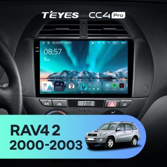 Штатная магнитола Teyes CC4 Pro 12/256 Toyota RAV4 2 CA20 (2000-2003) F3