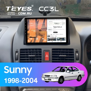 Штатная магнитола Teyes CC3L 4/64 Nissan Sunny B15 (1998-2004)