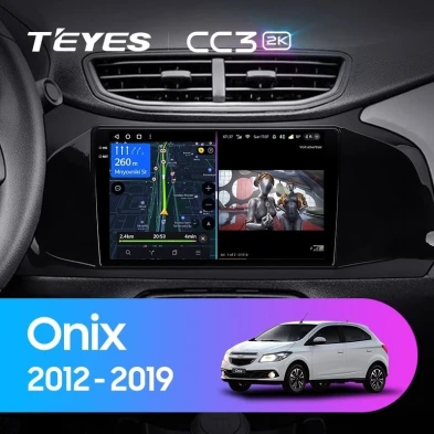 Штатная магнитола Teyes CC3 2K 360 6/128 Chevrolet Onix (2012-2019)