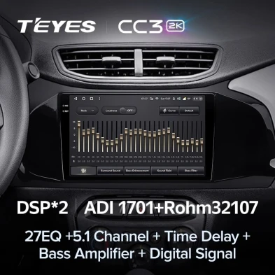 Штатная магнитола Teyes CC3 2K 360 6/128 Chevrolet Onix (2012-2019)