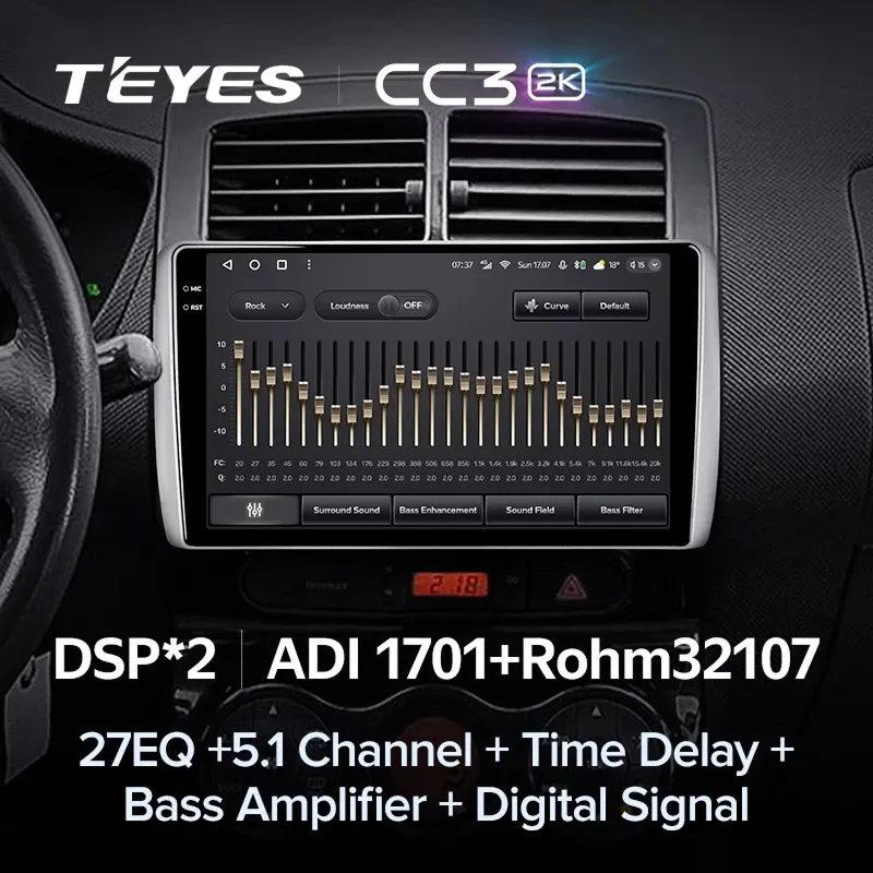 Штатная магнитола Teyes CC3 2K 4/32 Toyota Ist XP110 (2007-2016)