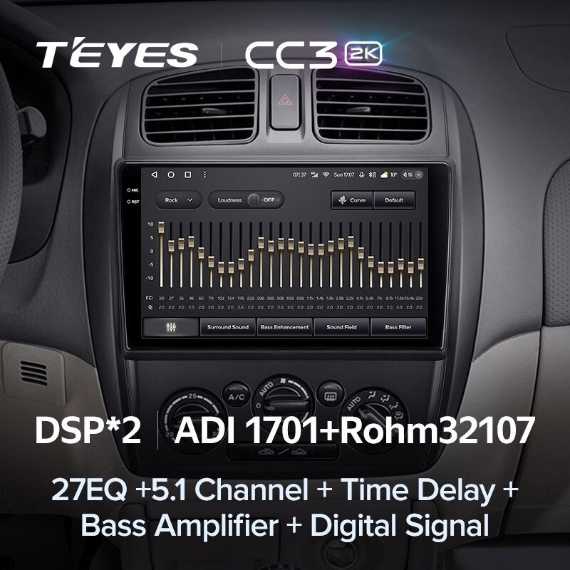 Штатная магнитола Teyes CC3 2K 4/64 Mazda 323 BJ (2000-2003)