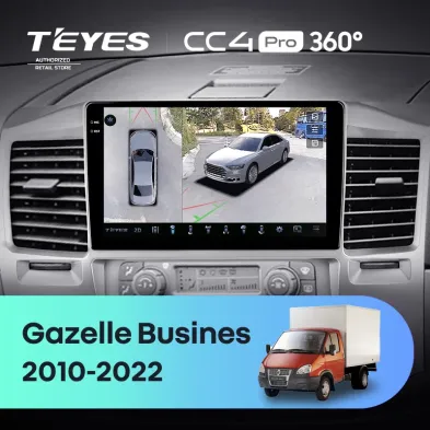 Штатная магнитола Teyes CC4 Pro 360 8/128 для GAZ Газель Бизнес (2010-2021) F3