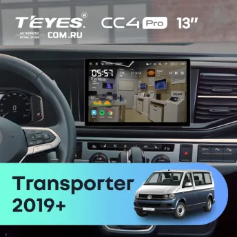 Штатная магнитола Teyes CC4 Pro 12/256 Volkswagen Transporter (T6) 2019+ (13")