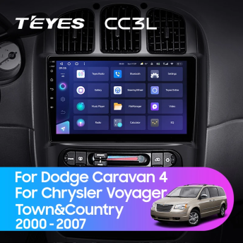 Штатная магнитола Teyes CC3L 4/32 Chrysler Town & Country 4 RS (2000-2007) Тип-A