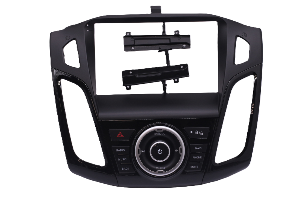 Переходная рамка Ford Focus 3 (2011-2019) F3 (чёрная) (9")