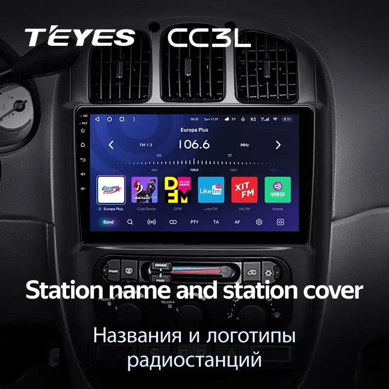 Штатная магнитола Teyes CC3L 4/64 Chrysler Town &amp; Country 4 RS (2000-2007) Тип-B