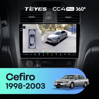 Штатная магнитола Teyes CC4 Pro 360 12/256 Nissan Cefiro 3 A33 (1998-2003) F2
