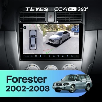 Штатная магнитола Teyes CC4 Pro 360 8/128 Subaru Forester SG (2002-2008)