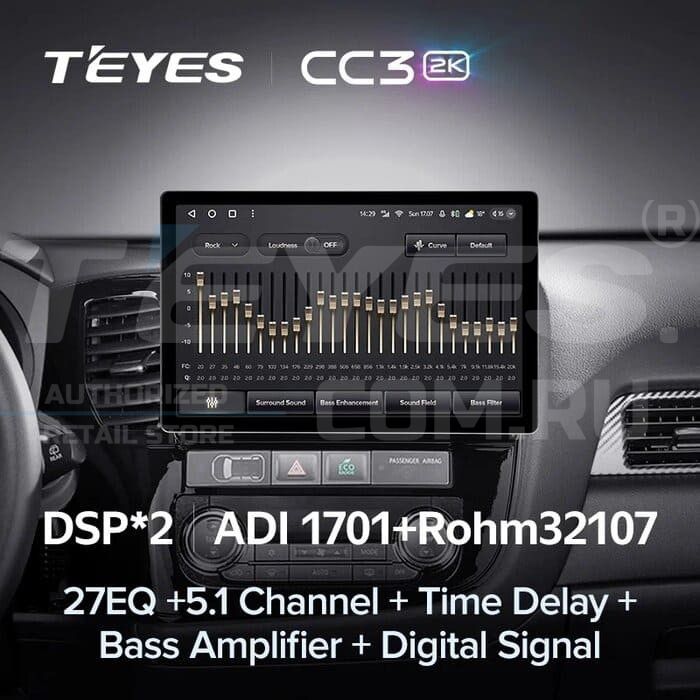 Штатная магнитола Teyes CC3 2K 4/64 Lada Vesta 2023+ F2 Тип-B (13")