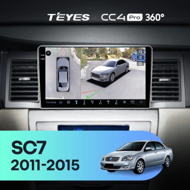 Штатная магнитола Teyes CC4 Pro 360 12/256 Geely SC7 (2011-2015)