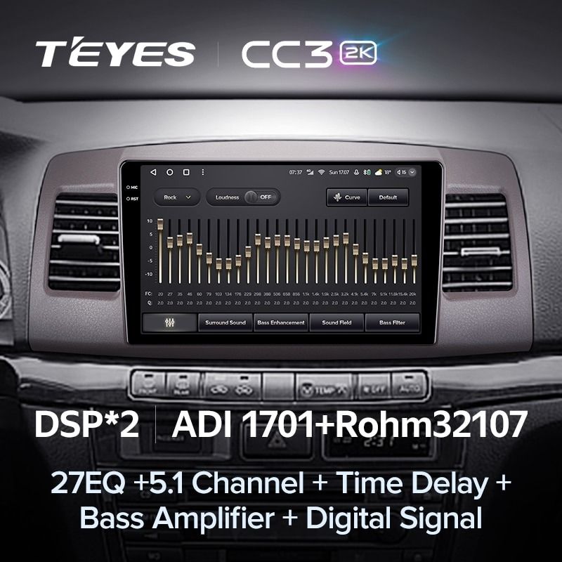 Штатная магнитола Teyes CC3 2K 6/128 Toyota Mark II 9 X110 (2000-2007) F2