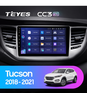 Штатная магнитола Teyes CC3 2K 4/32 Hyundai Tucson (2018-2021)