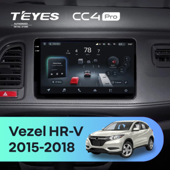 Штатная магнитола Teyes CC4 Pro 8/128 Honda HR-V (2015-2018)