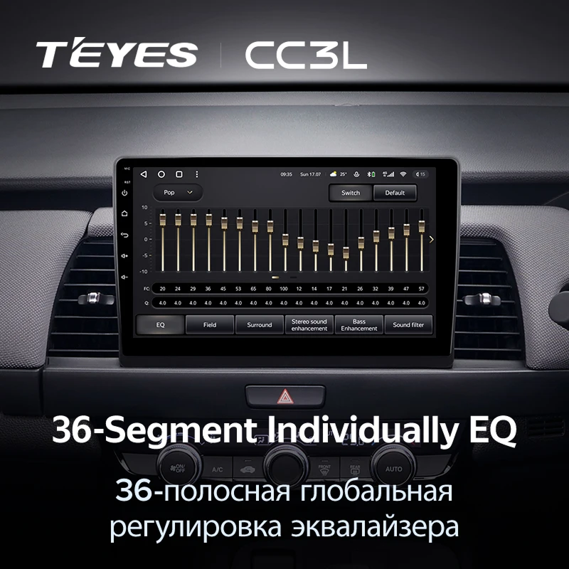 Штатная магнитола Teyes CC3L 4/64 Honda Fit 4 (2020-2024) Тип-A Правый руль