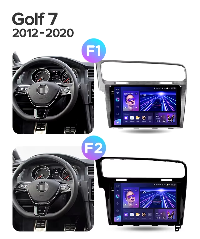 Штатная магнитола Teyes CC3 2K 6/128 Volkswagen Golf 7 MK7 (2012-2020) F1