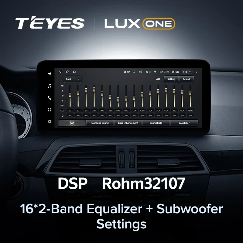Штатная магнитола Teyes LUX ONE 6/128 Mercedes-Benz C-Class W204 C204 S204 (NTG 4.0) (2011-2015) Universal