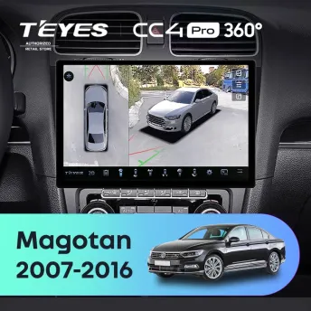 Штатная магнитола Teyes CC4 Pro 360 12/256 Volkswagen Magotan (2007-2016) (11")