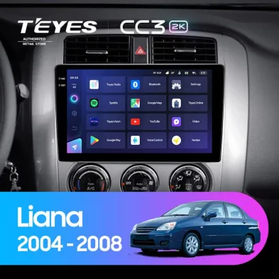 Штатная магнитола Teyes CC3 2K 4/32 Suzuki Liana 1 (2004-2008)