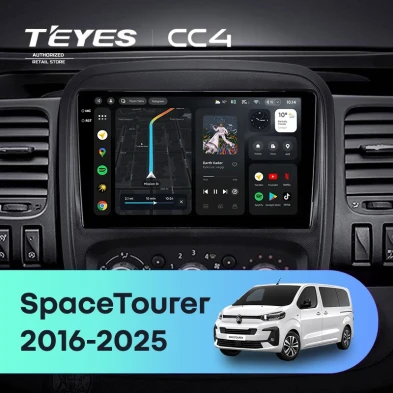 Штатная магнитола Teyes CC4 6/64 Citroen SpaceTourer (2016-2026)