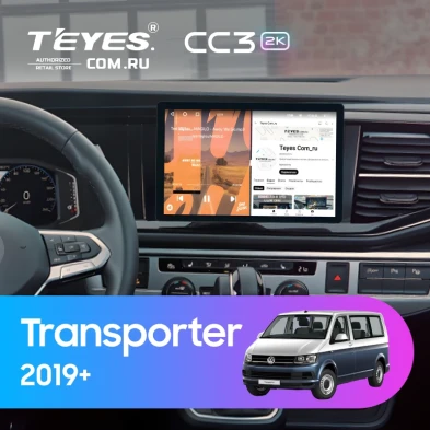 Штатная магнитола Teyes CC3 2K 4/32 Volkswagen Transporter (T6) 2019+ (11")