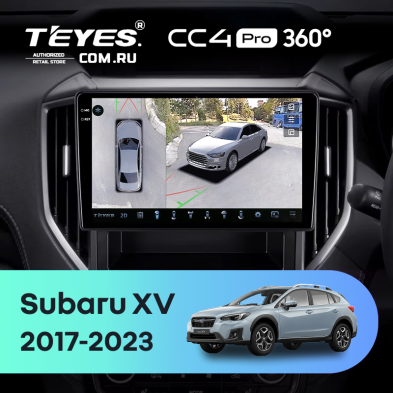 Штатная магнитола Teyes CC4 Pro 360 12/256 Subaru XV (2017-2023)